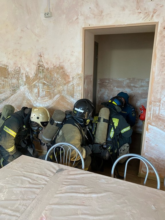 Учебная тренировка по эвакуации людей в хостеле «Слобода» города Александрова