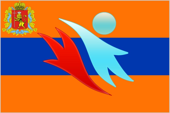 Флаг «Юной дружины МЧС» города Владимира